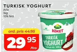 Matrix Butikerna Turkisk yoghurt erbjuda