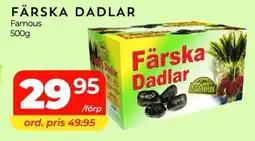 Matrix Butikerna Färska dadlar erbjuda
