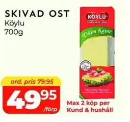 Matrix Butikerna Köylu Skivad ost erbjuda