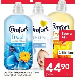 Rusta Comfort sköljmedel erbjuda