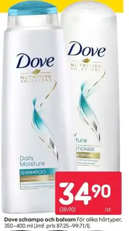 Rusta Dove schampo och balsam erbjuda