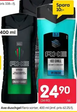 Rusta Axe duschgel erbjuda