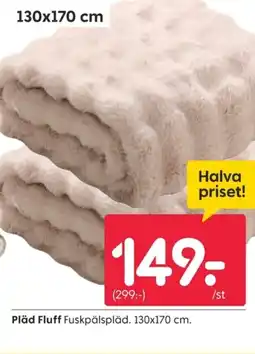 Rusta Pläd Fluff erbjuda