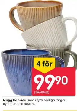 Rusta Mugg Caprice erbjuda