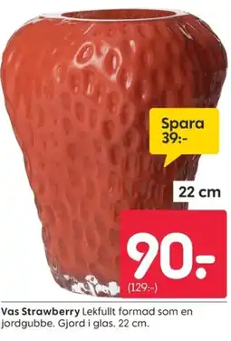 Rusta Vas Strawberry erbjuda
