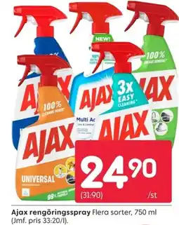 Rusta Ajax rengöringsspray erbjuda
