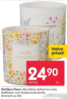 Rusta Doftljus Flora erbjuda