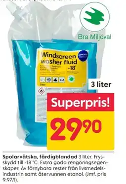 Rusta Spolarvätska, färdigblandad erbjuda