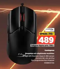 Power HYPERX Gamingmus HX6N0A7AA erbjuda