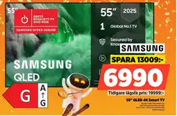 Power SAMSUNG 55" QLED 4K Smart TV TQ55Q7F4BUXXC erbjuda