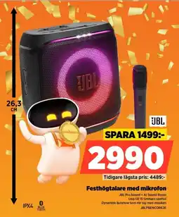 Power JBL Festhögtalare med mikrofon JBLPBENCORE2E erbjuda