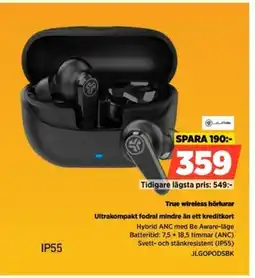Power True wireless hörlurar JLGOPODSBK erbjuda