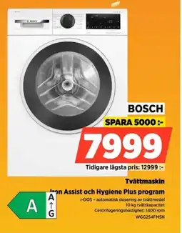 Power BOSCH Tvättmaskin WGG254FMSN erbjuda