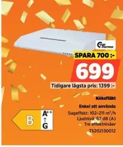 Power Köksfläkt T5202130012 erbjuda