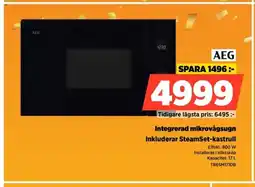 Power AEG Integrerad mikrovågsugn TB6SM171DB erbjuda