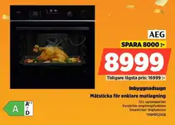 Power AEG Inbyggnadsugn TR6PB52XSB erbjuda