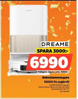 Power DREAME Robotdammsugare RLL74CEWH erbjuda