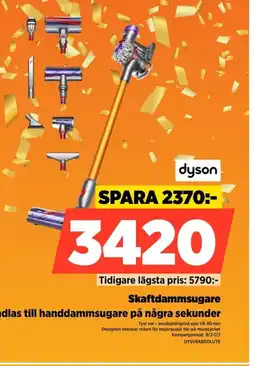 Power Dyson Skaftdammsugare DYSV8ABSOLUTE erbjuda