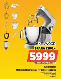 Power KENWOOD Köksmaskin KVL85124SI erbjuda