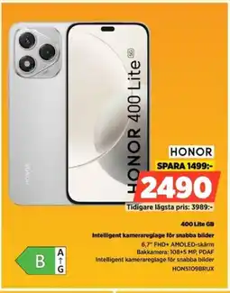 Power HONOR 400 Lite GB HON5109BRUX erbjuda