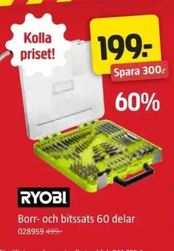 Borr- och bitssats 60 delar