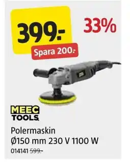 Jula Polermaskin Ø150 mm 230V 1100W erbjuda