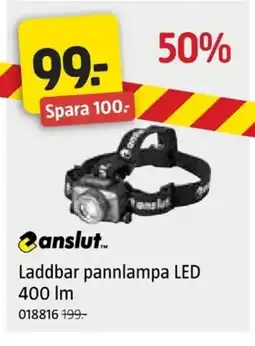 Jula Laddbar pannlampa LED 400 Im erbjuda