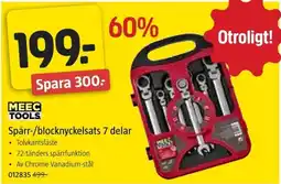 Jula Spärr-/blocknyckelsats 7 delar erbjuda