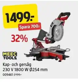 Jula Kap- och gersåg 230V 1800W Ø254 mm erbjuda