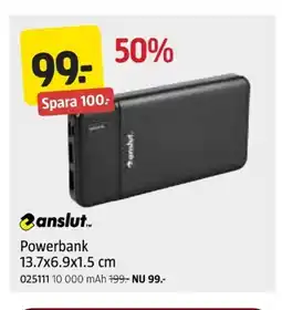 Jula Powerbank erbjuda