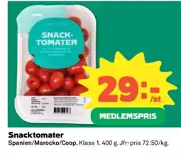 Coop Snacktomater erbjuda