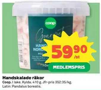 Coop Handskalade räkor
