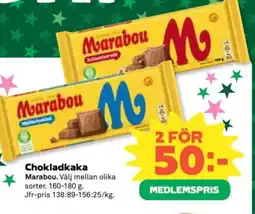 Coop Marabou Chokladkaka erbjuda