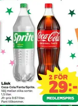 Coop Läsk erbjuda