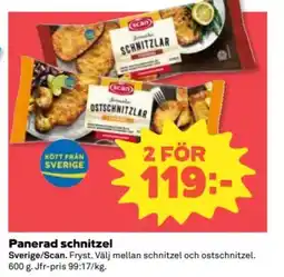 Coop Scan Panerad schnitzel erbjuda