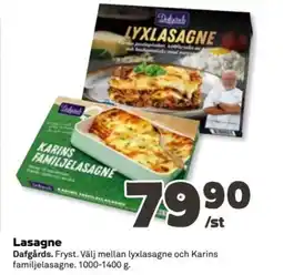 Coop Dafgårds Lasagne erbjuda