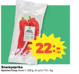 Coop Coop Snackpaprika erbjuda