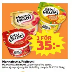 Coop Mannafrutta/Risifrutti erbjuda