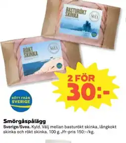 Coop Svea Smörgåspålägg erbjuda