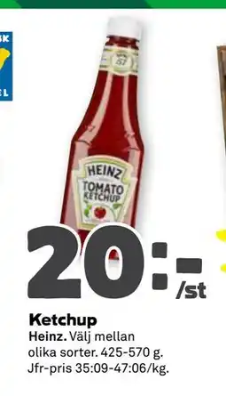Stora Coop Ketchup erbjuda