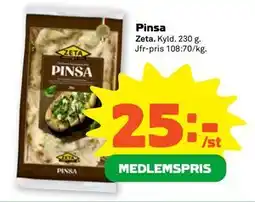 Stora Coop Pinsa, Medlemspris erbjuda