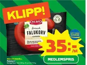Falukorv, Medlemspris