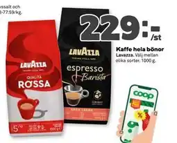 Stora Coop Kaffe hela bönor erbjuda
