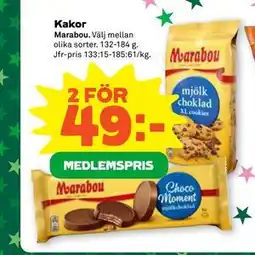 Stora Coop Kakor, Medlemspris erbjuda