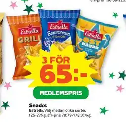 Stora Coop Snacks, Medlemspris erbjuda