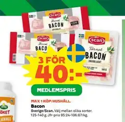 Stora Coop Bacon, Medlemspris erbjuda