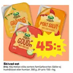 Coop Skivad ost erbjuda