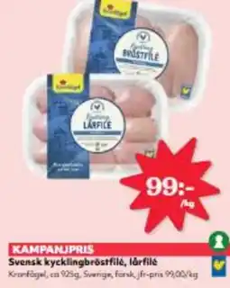 Hemköp Svensk kycklingbröstfilé, l&rfilé erbjuda