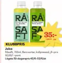 Hemköp Juice erbjuda