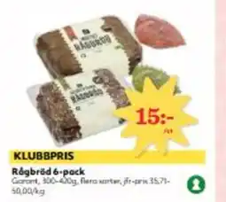 Hemköp Rågbröd 6-pack erbjuda